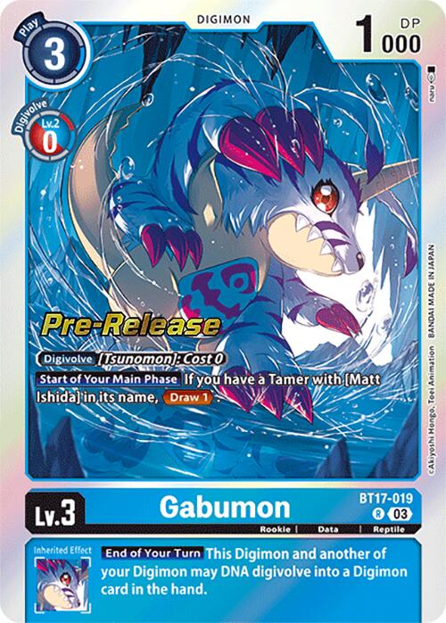 Image of Gabumon [BT17-019] [Secret Crisis Pre-Release Cards]