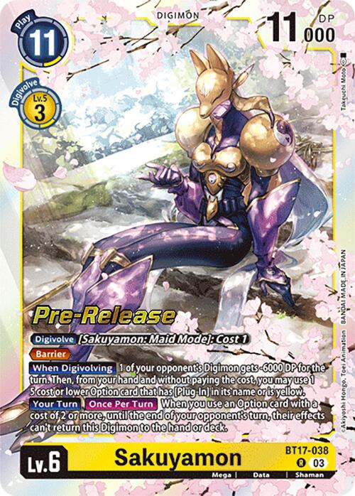 Image of Sakuyamon [BT17-038] [Secret Crisis Pre-Release Cards]