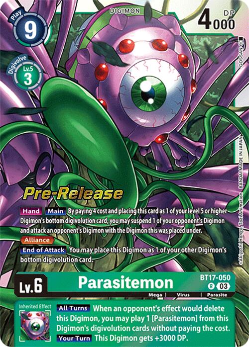 Image of Parasitemon [BT17-050] [Secret Crisis Pre-Release Cards]