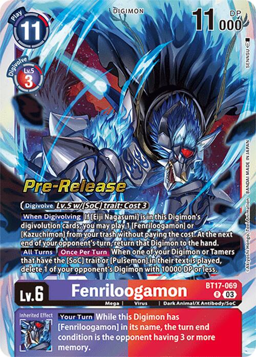 Image of Fenriloogamon [BT17-069] [Secret Crisis Pre-Release Cards]