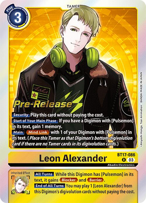Image of Leon Alexander [BT17-086] [Secret Crisis Pre-Release Cards]