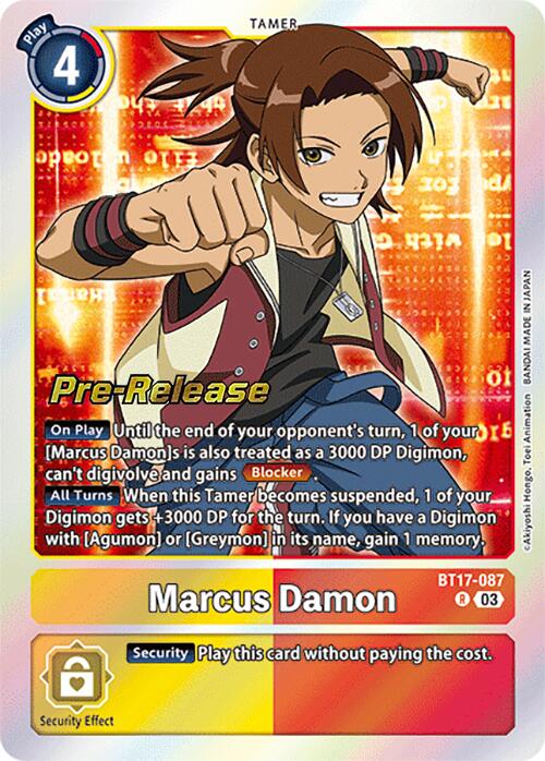Image of Marcus Damon [BT17-087] [Secret Crisis Pre-Release Cards]