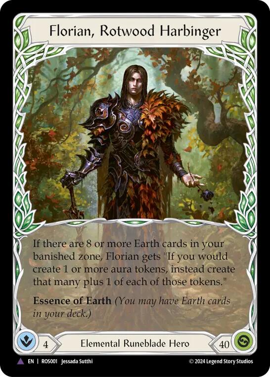 Image of Florian, Rotwood Harbinger (Marvel) [ROS001-MV] (Rosetta)  Cold Foil