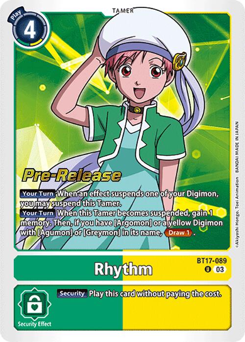 Image of Rhythm [BT17-089] [Secret Crisis Pre-Release Cards]