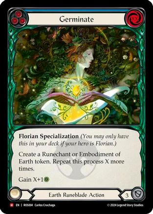 Image of Germinate [ROS004] (Rosetta)  Rainbow Foil