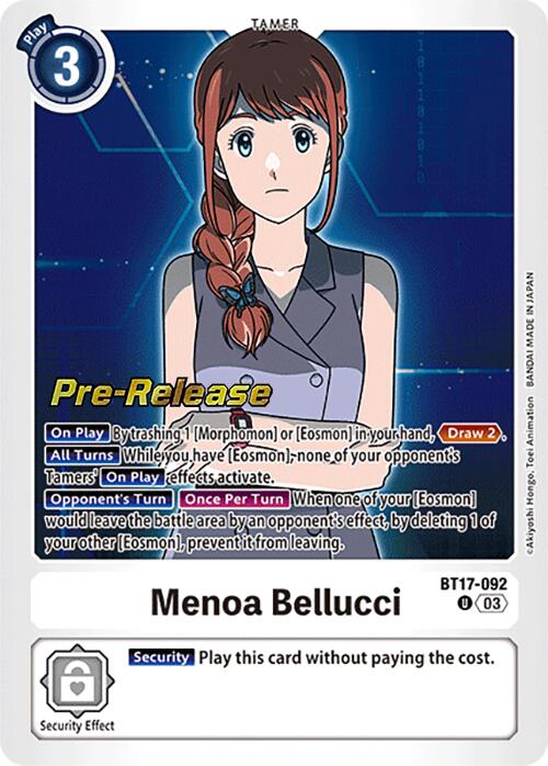 Image of Menoa Bellucci [BT17-092] [Secret Crisis Pre-Release Cards]