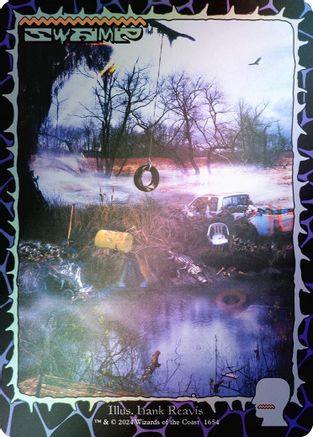 Image of Swamp (1654) (Rainbow Foil) [Secret Lair Drop Series]