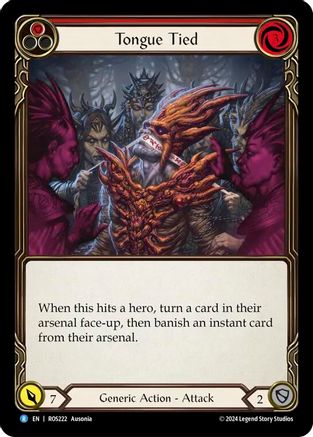 Image of Tongue Tied [ROS222] (Rosetta)  Rainbow Foil