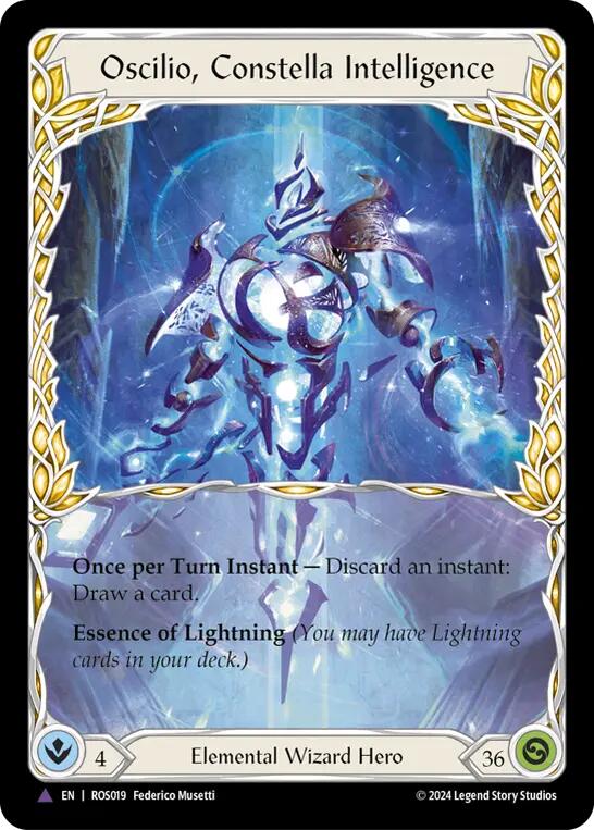 Image of Oscilio, Constella Intelligence (Marvel) [ROS019] (Rosetta)  Cold Foil