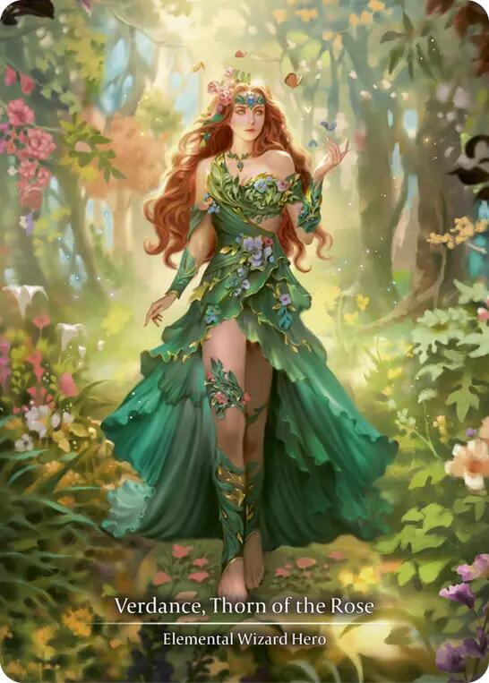 Image of Verdance, Thorn of the Rose (Marvel) [ROS013] (Rosetta)  Cold Foil
