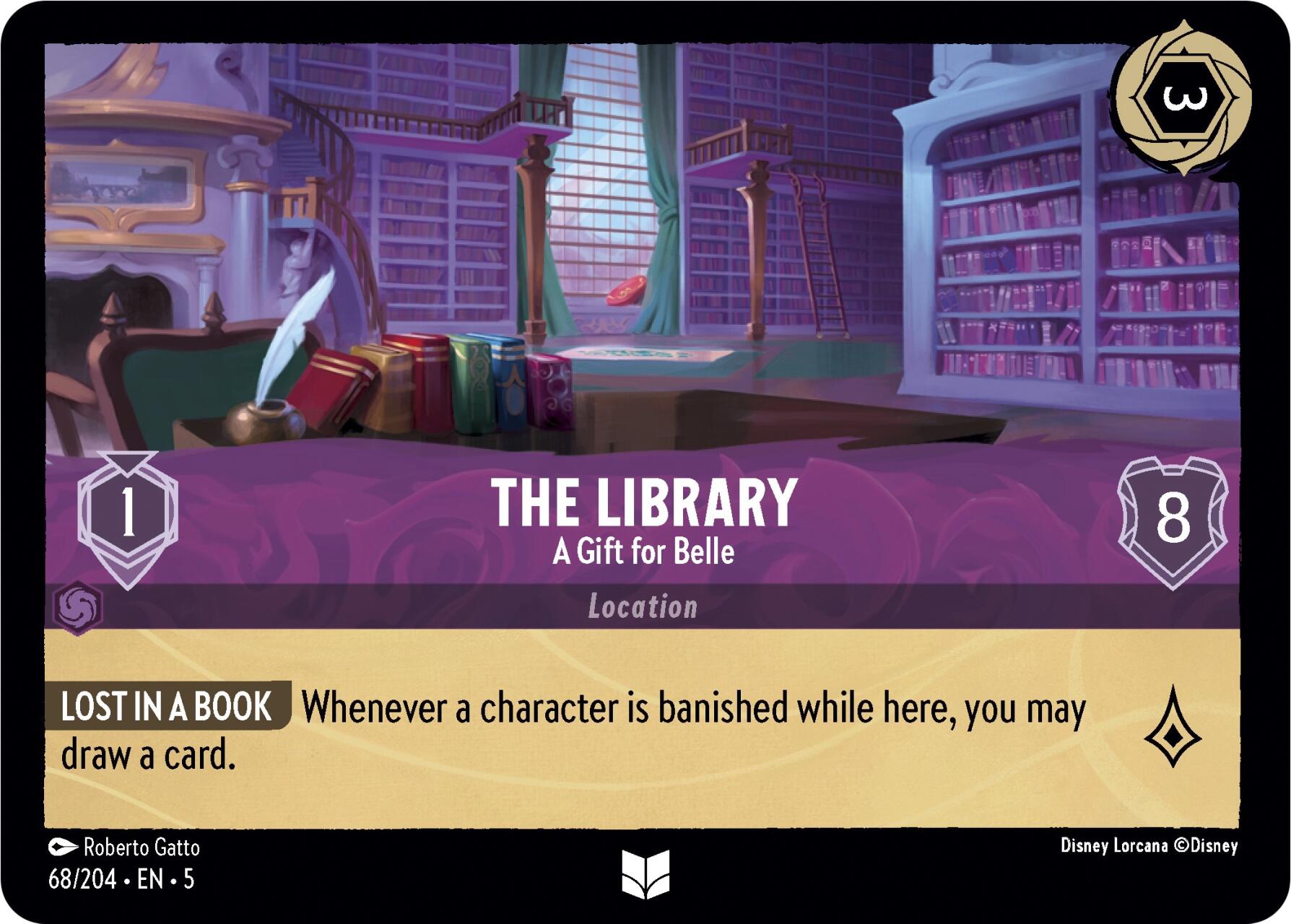 Image of The Library - A Gift for Belle (68/204) [Shimmering Skies]
