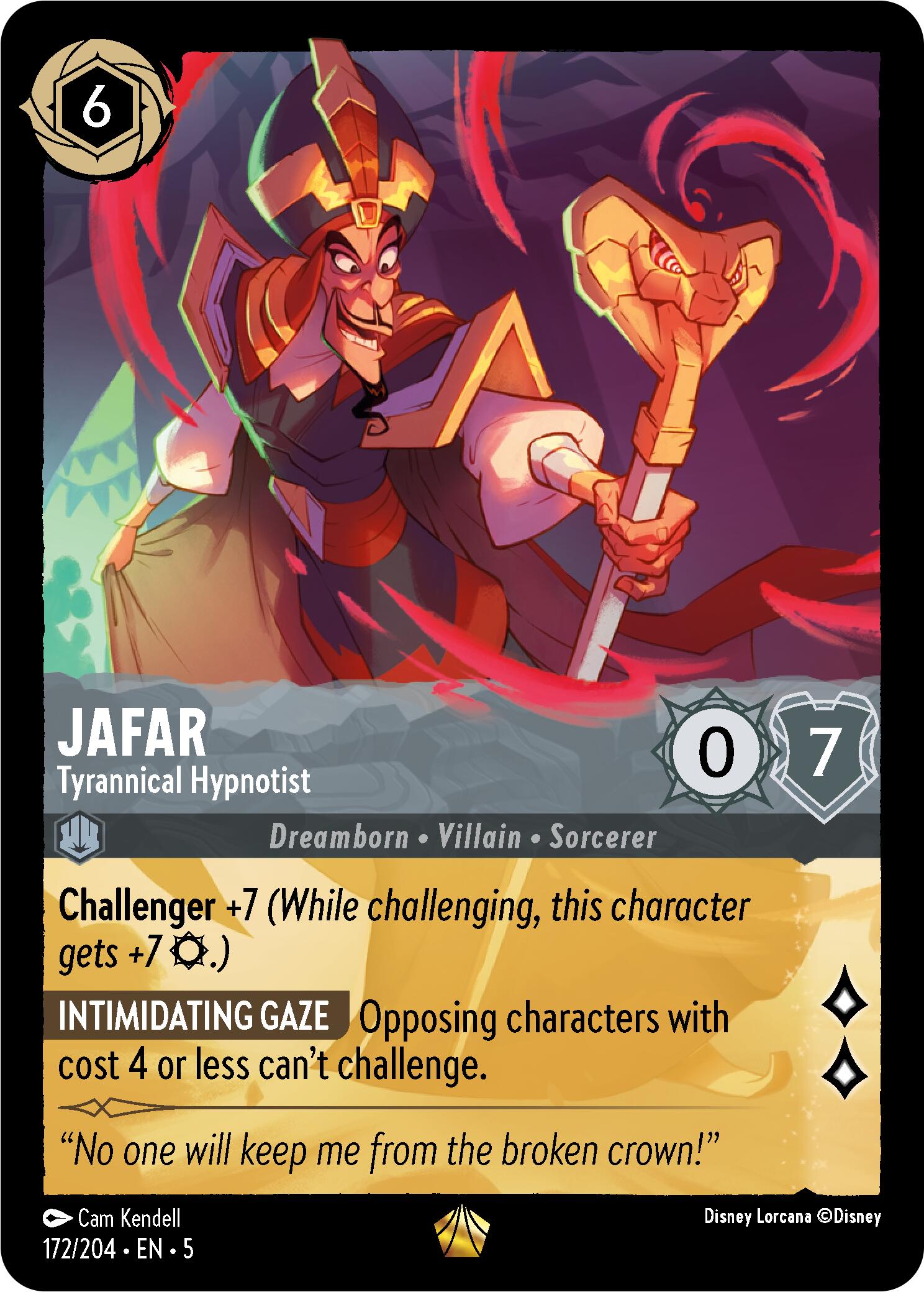 Image of Jafar - Tyrannical Hypnotist (172/204) [Shimmering Skies]