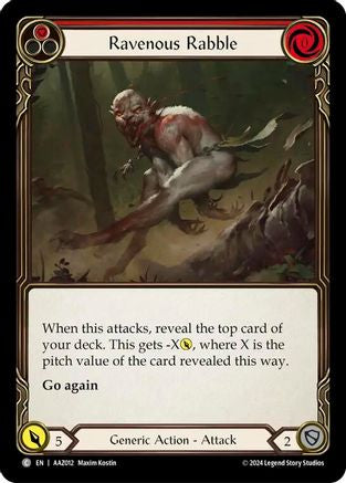 Image of Ravenous Rabble (Red) [AAZ012] (Armory Deck: Azalea)