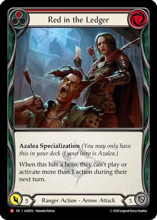 Image of Red in the Ledger [AAZ013] (Armory Deck: Azalea)
