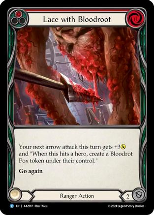 Image of Lace with Bloodrot [AAZ017] (Armory Deck: Azalea)