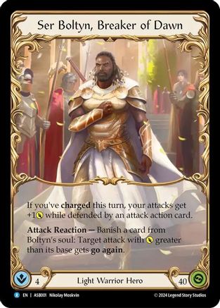Image of Ser Boltyn, Breaker of Dawn [ASB001] (Armory Deck: Boltyn)