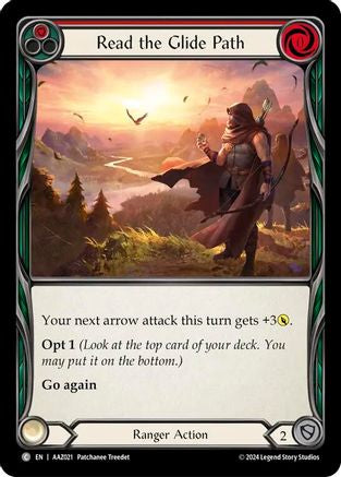 Image of Read the Glide Path (Red) [AAZ021] (Armory Deck: Azalea)