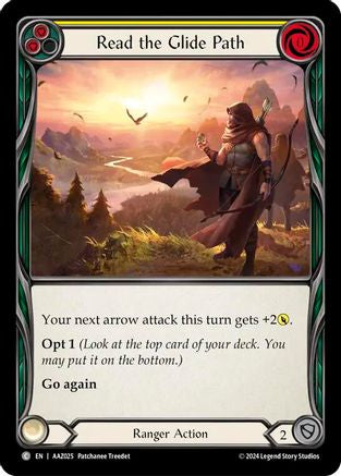 Image of Read the Glide Path (Yellow) [AAZ025] (Armory Deck: Azalea)