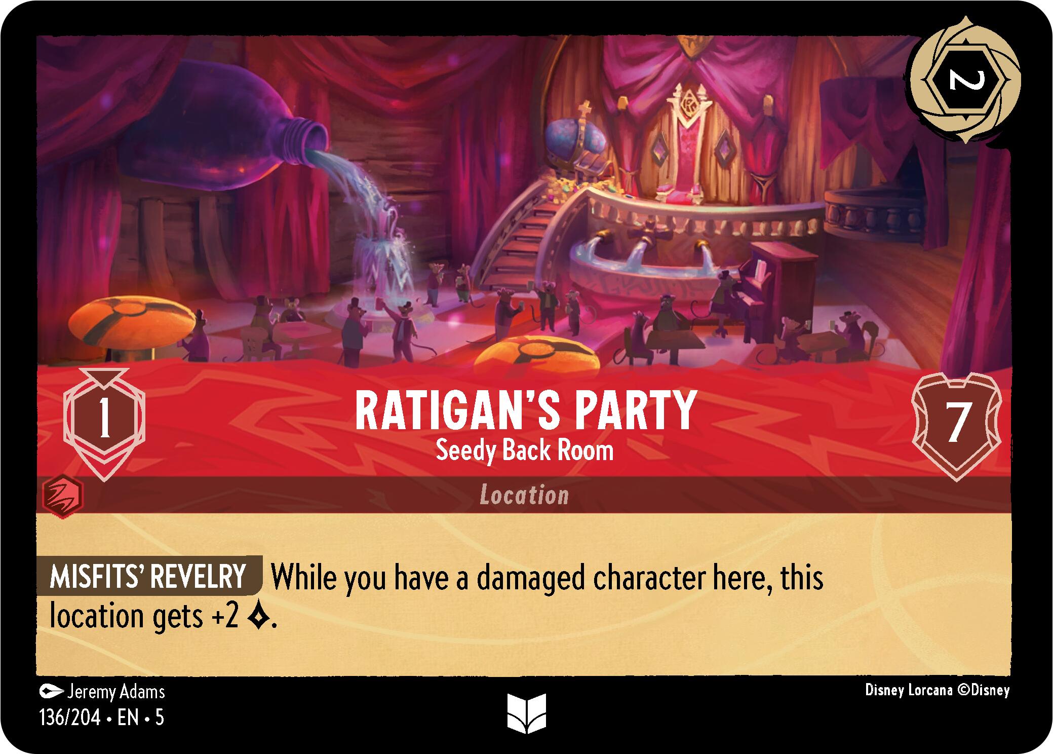 Image of Ratigan's Party - Seedy Back Room (136/204) [Shimmering Skies]