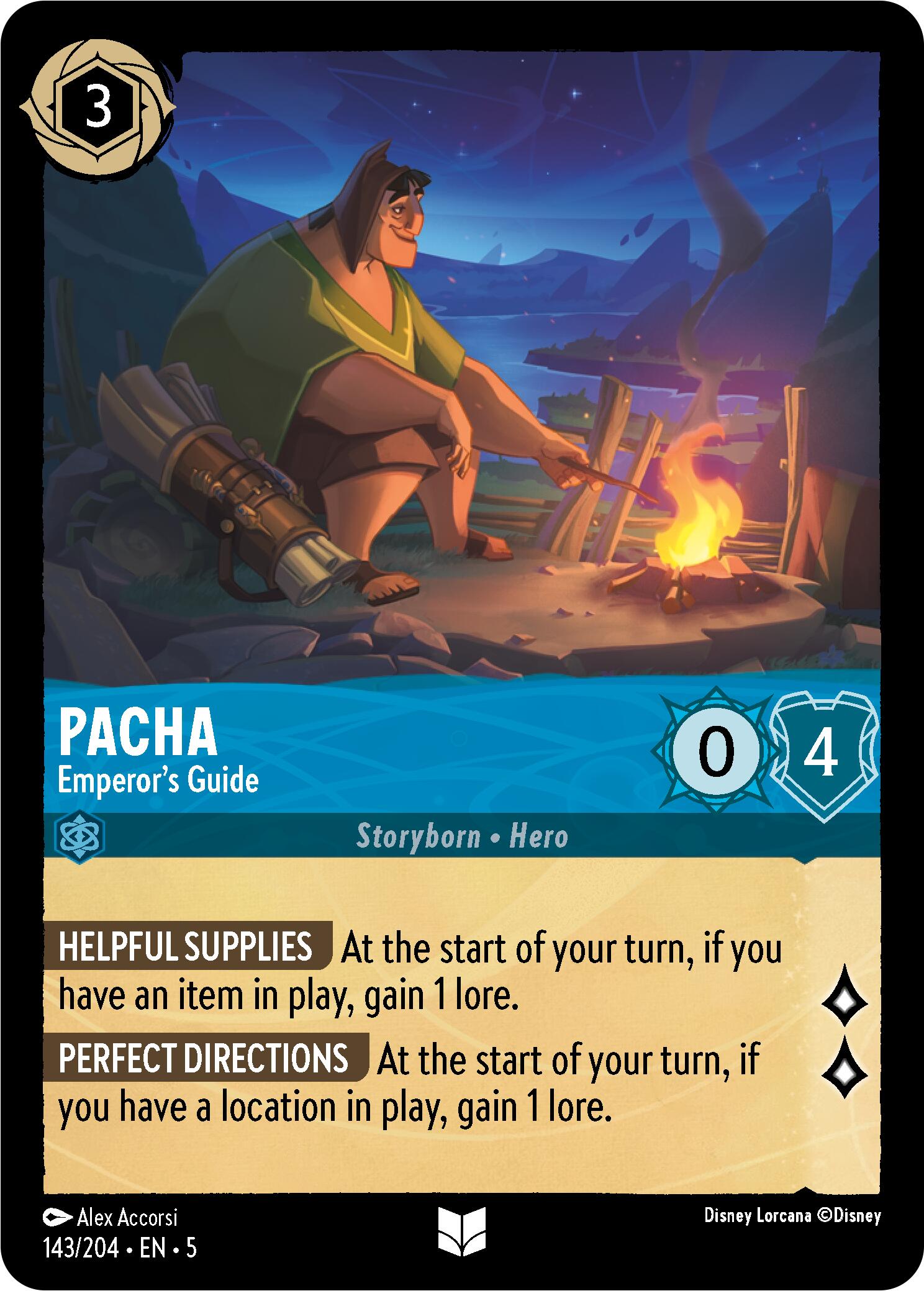 Image of Pacha - Emperor's Guide (143/204) [Shimmering Skies]