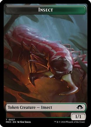 Image of Insect // Energy Reserve Double-Sided Token [Modern Horizons 3 Tokens]