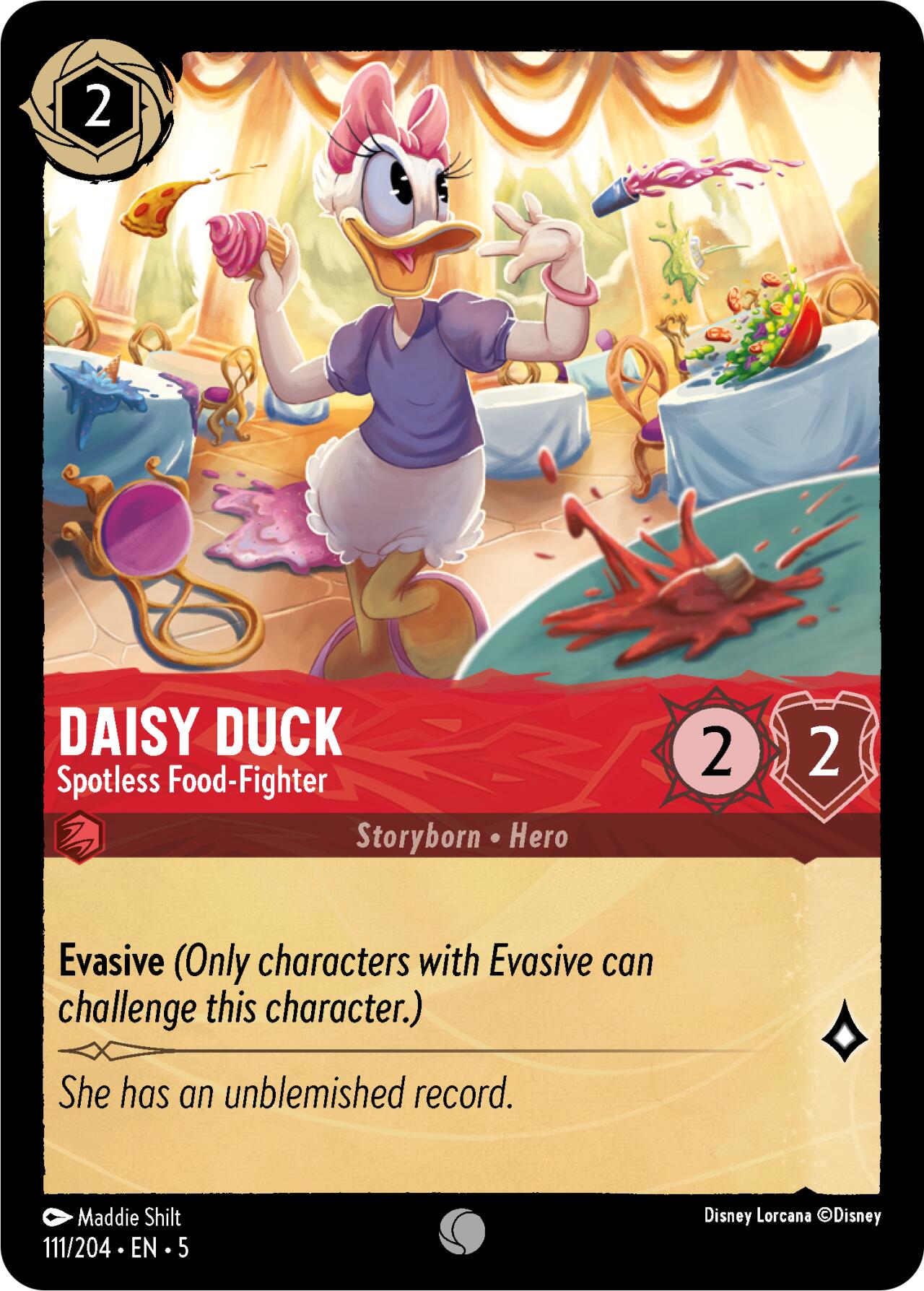 Image of Daisy Duck - Spotless Food-Fighter (111/204) [Shimmering Skies]