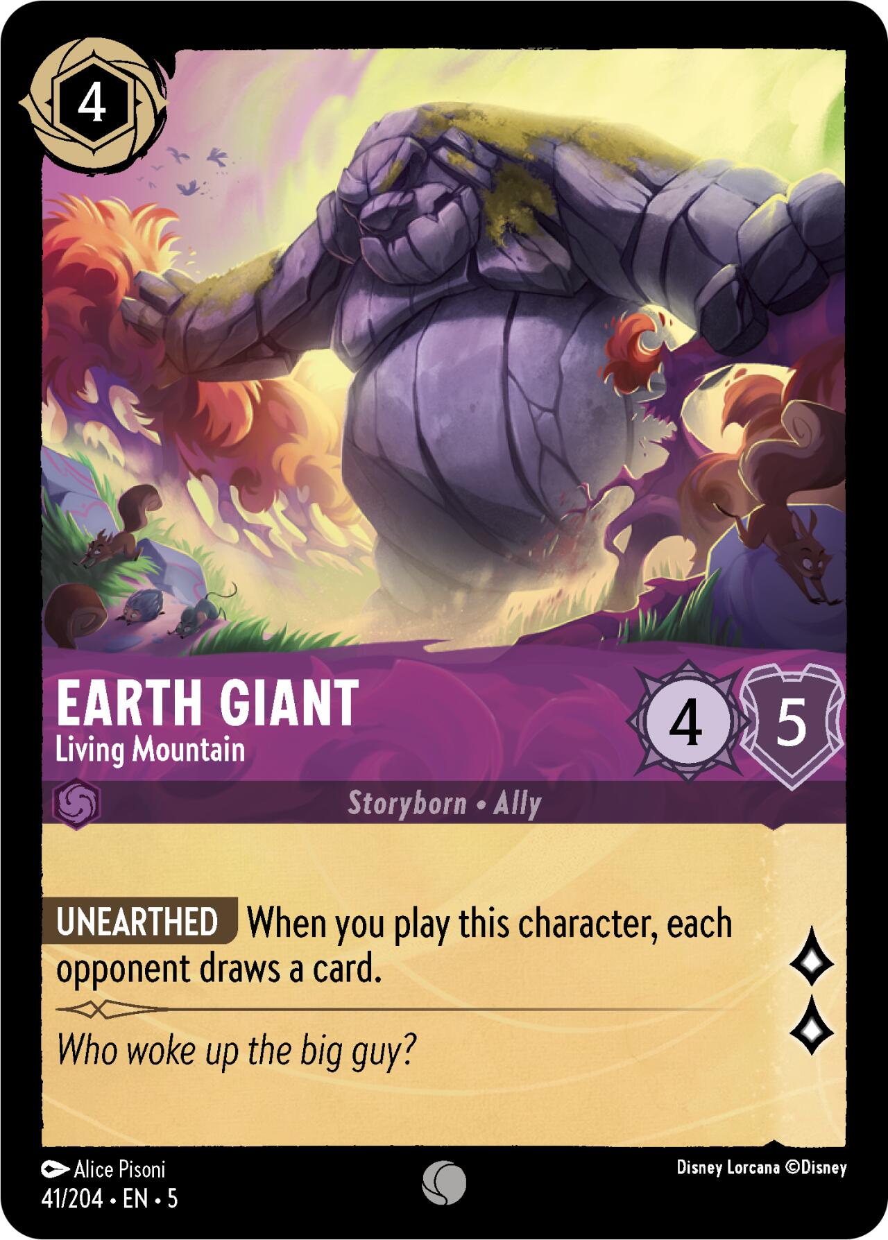 Image of Earth Giant - Living Mountain (41/204) [Shimmering Skies]