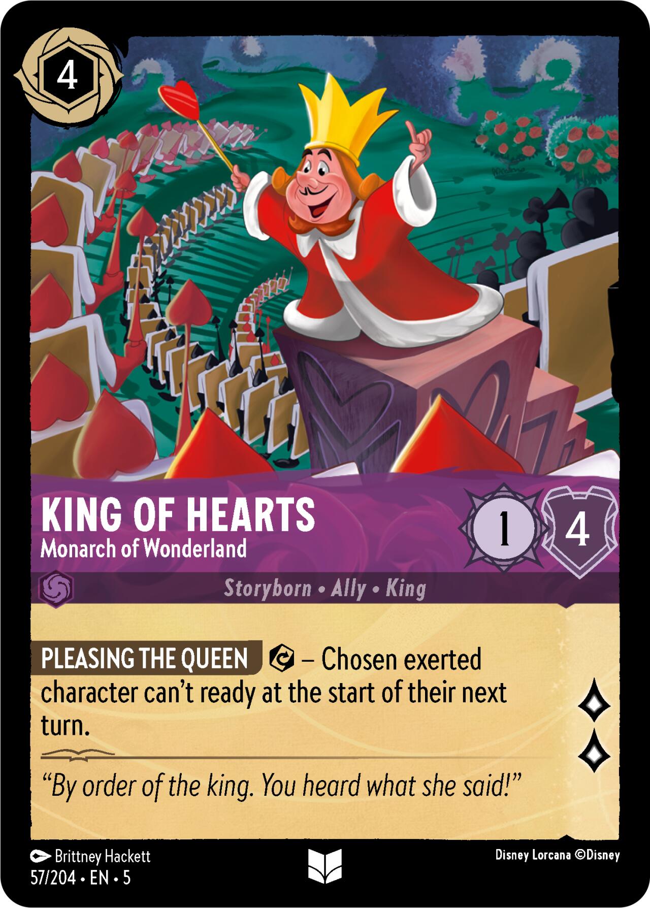 Image of King of Hearts - Monarch of Wonderland (57/204) [Shimmering Skies]