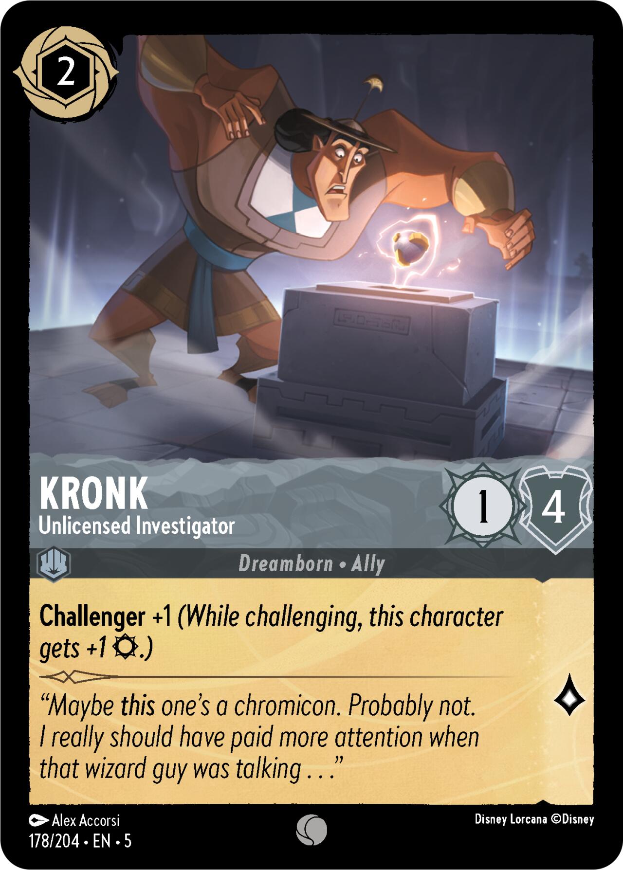 Image of Kronk - Unlicensed Investigator (178/204) [Shimmering Skies]
