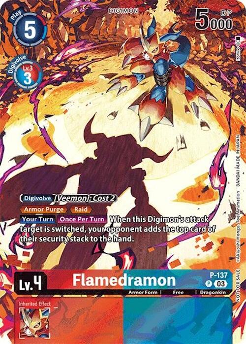 Image of Flamedramon [P-137] (Update Pack 2024) [Secret Crisis]