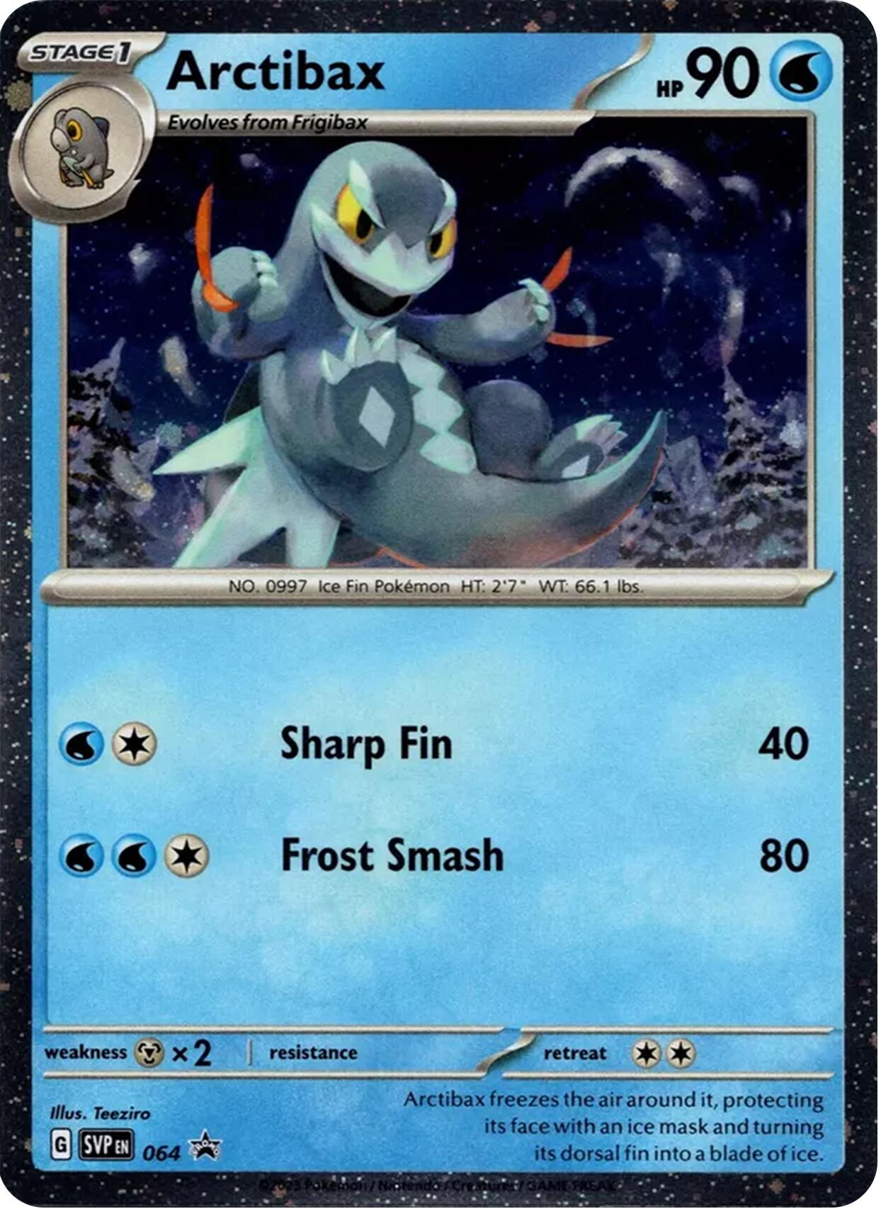 Image of Arctibax (064) (Cosmos Holo) [Scarlet & Violet: Black Star Promos]