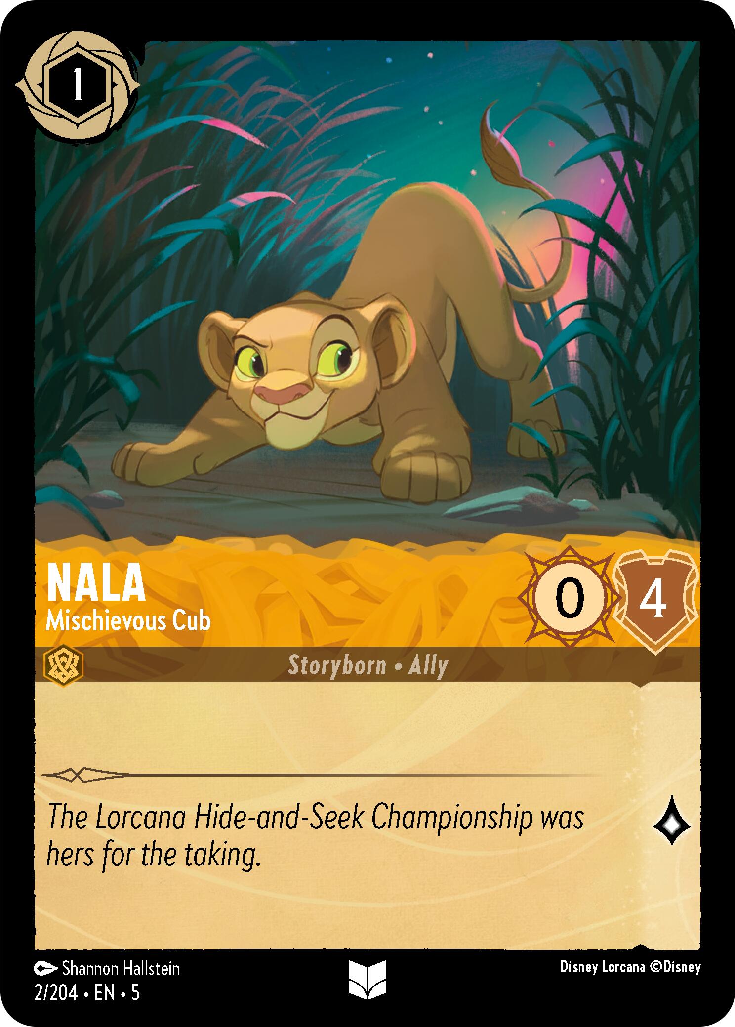 Image of Nala - Mischievous Cub (2/204) [Shimmering Skies]