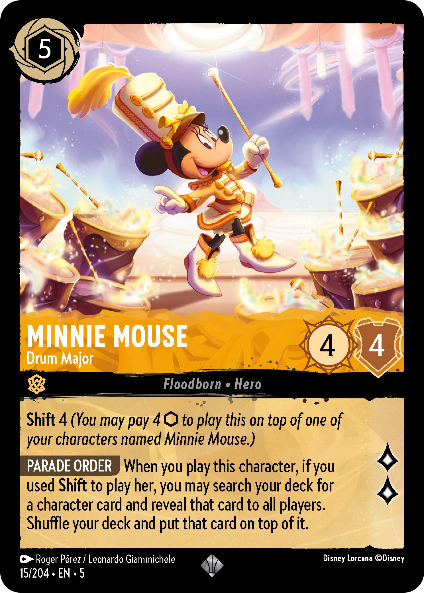 Image of Minnie Mouse - Drum Major (15/204) [Shimmering Skies]