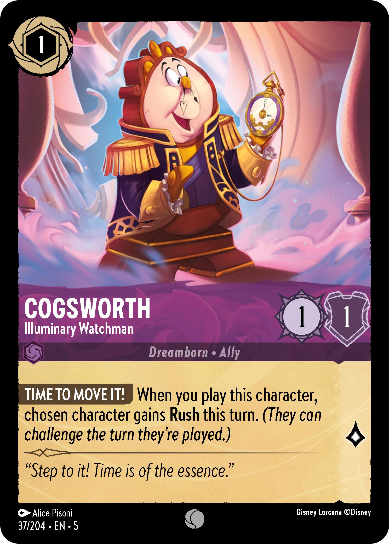 Image of Cogsworth - Illuminary Watchman (37/204) [Shimmering Skies]