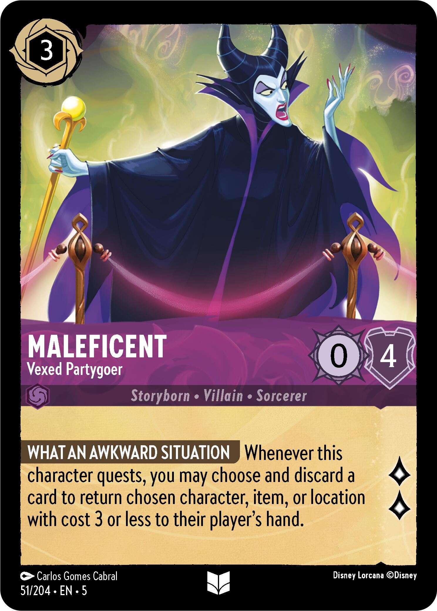 Image of Maleficent - Vexed Partygoer (51/204) [Shimmering Skies]