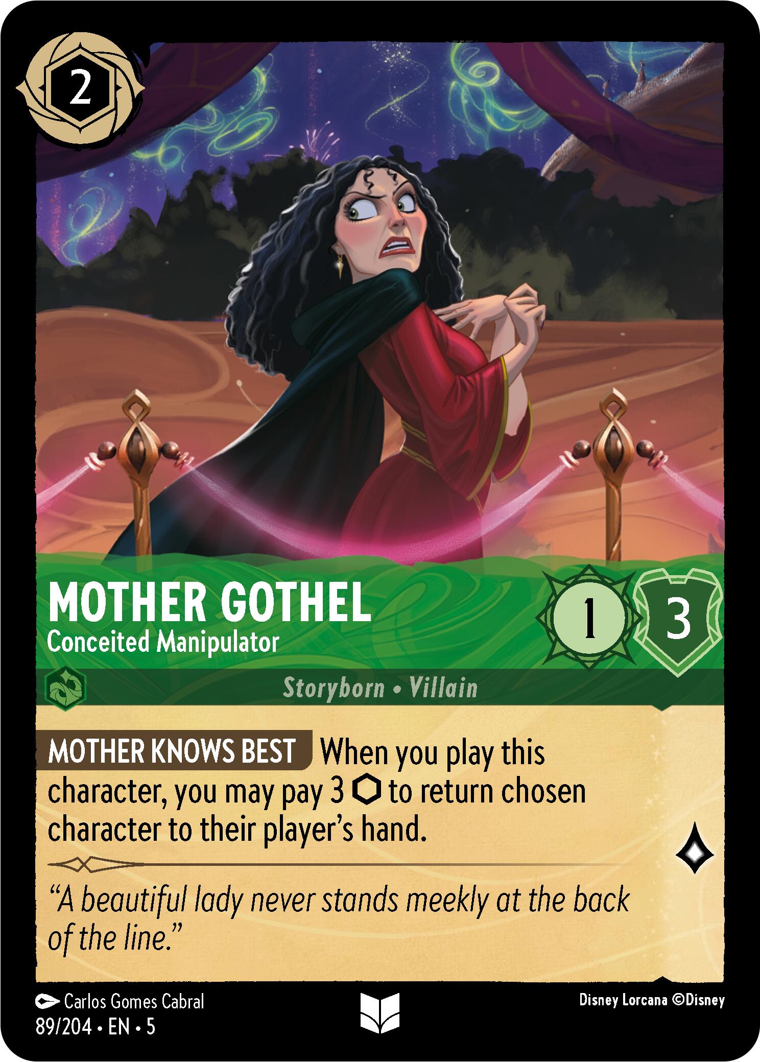 Image of Mother Gothel - Conceited Manipulator (89/204) [Shimmering Skies]