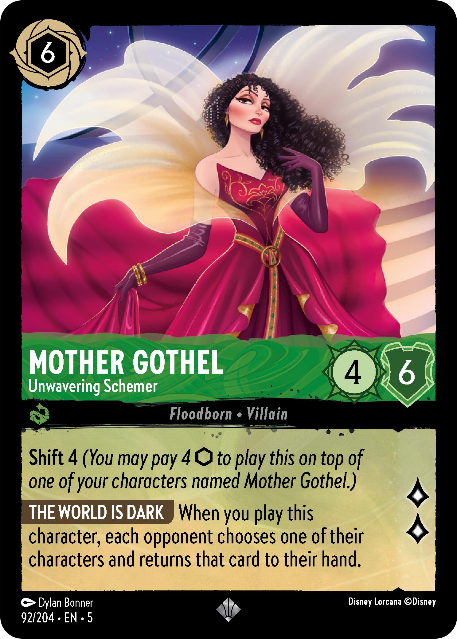 Image of Mother Gothel - Unwavering Schemer (92/204) [Shimmering Skies]