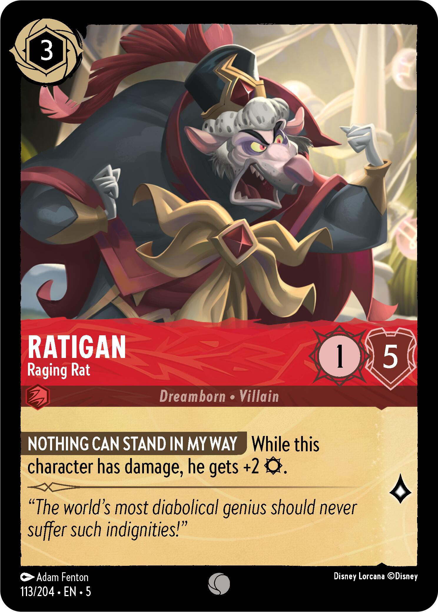 Image of Ratigan - Raging Rat (113/204) [Shimmering Skies]