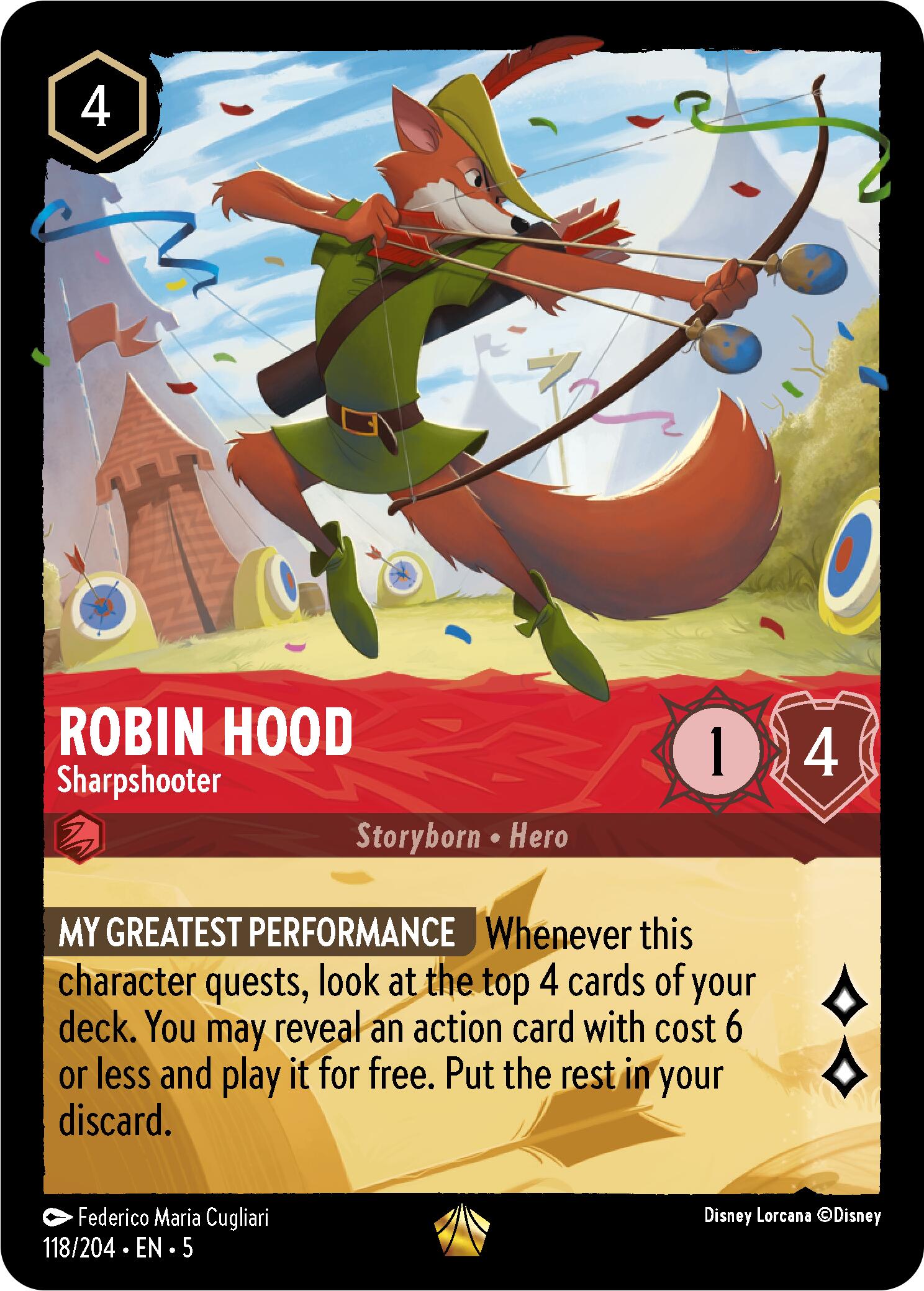 Image of Robin Hood - Sharpshooter (118/204) [Shimmering Skies]