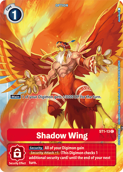 Image of Shadow Wing [ST1-13] (Alternate Art) [Starter Deck: Gaia Red Promos]