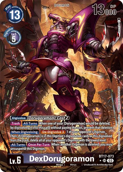Image of DexDorugoramon [BT17-073] (Alternate Art) [Secret Crisis]