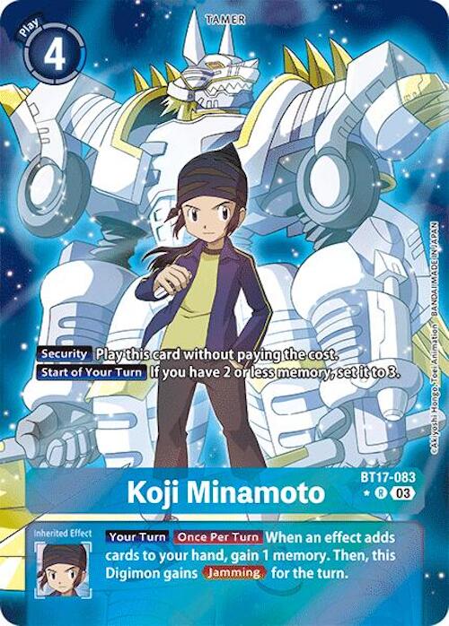 Image of Koji Minamoto [BT17-083] (Alternate Art) [Secret Crisis]