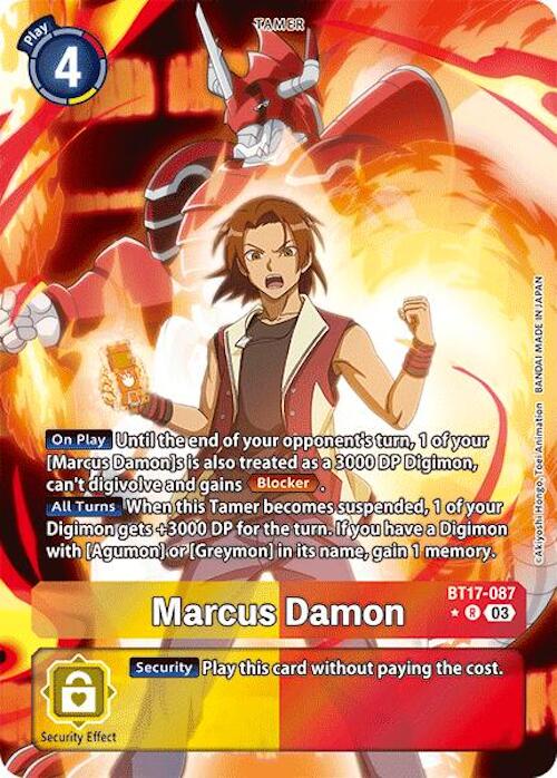 Image of Marcus Damon [BT17-087] (Alternate Art) [Secret Crisis]