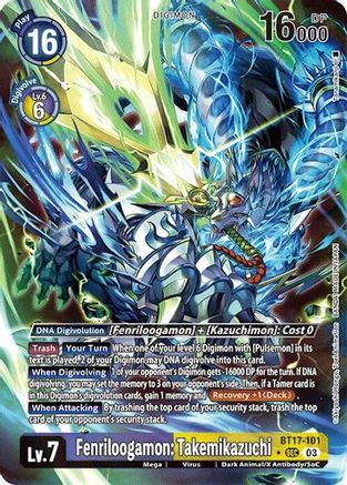 Image of Fenriloogamon: Takemikazuchi [BT17-101] (Alternate Art) [Secret Crisis]
