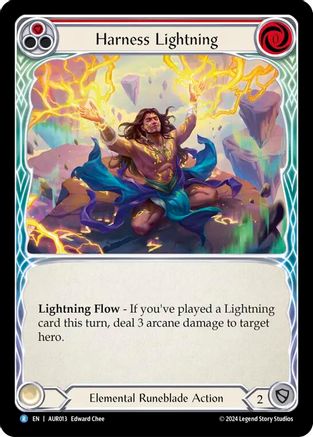 Image of Harness Lightning (Red) [AUR013] (1st Strike)