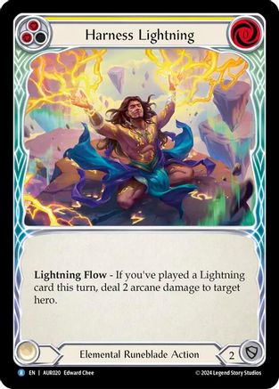 Image of Harness Lightning (Yellow) [AUR020] (1st Strike)