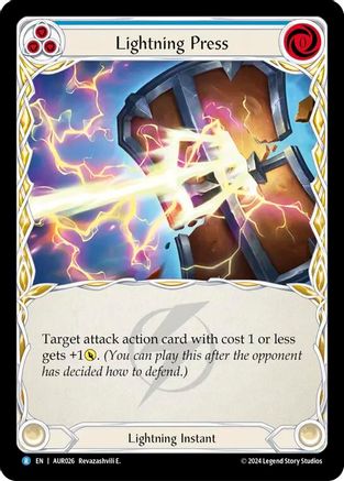 Image of Lightning Press [AUR026] (1st Strike)