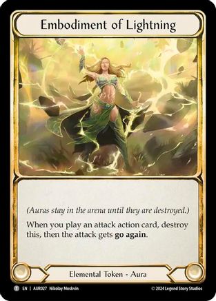 Image of Embodiment of Lightning [AUR027] (1st Strike)
