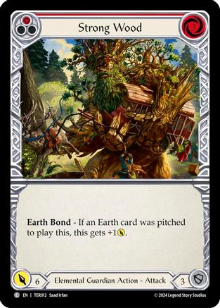 Image of Strong Wood (Red) [TER012] (1st Strike)