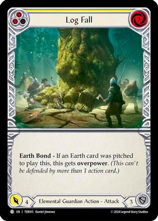 Image of Log Fall (Yellow) [TER015] (1st Strike)